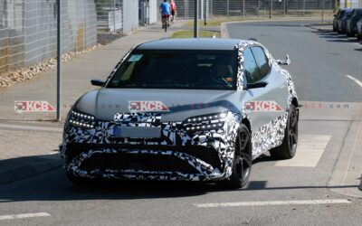 Genesis GV60 Magma Spotted Nearly Uncovered, Could Debut at Goodwood