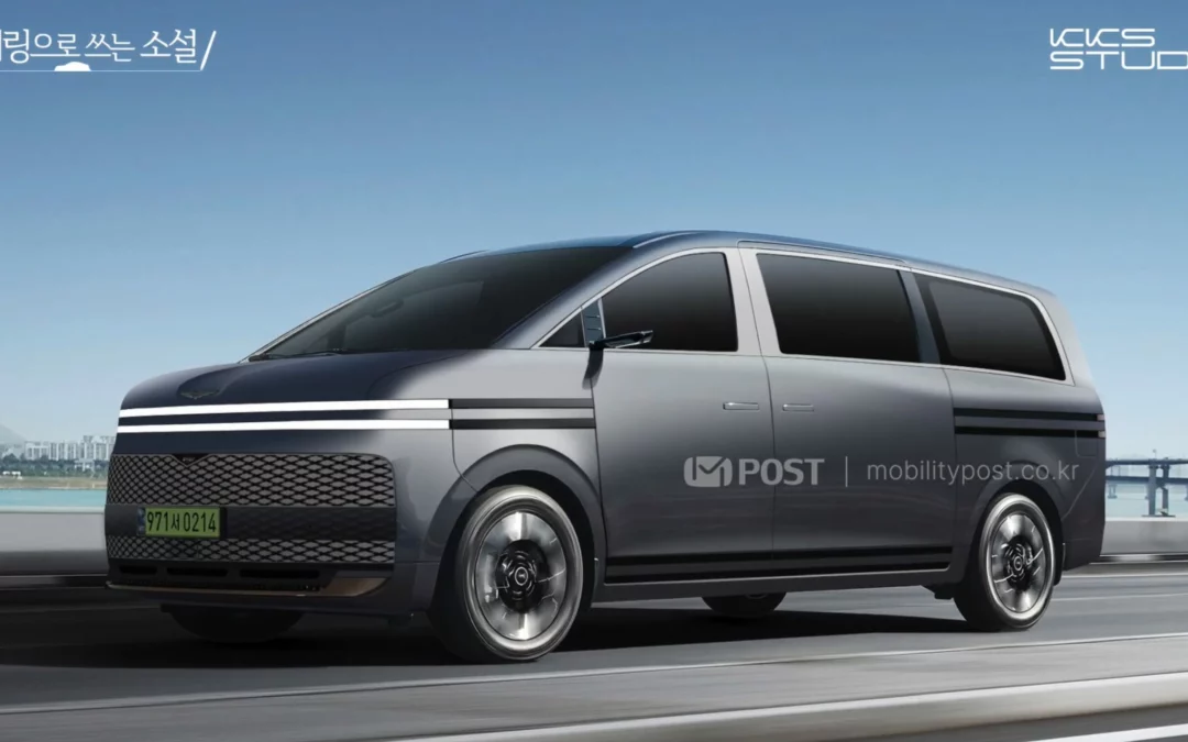 Genesis GV100 MPV Render Imagines a Luxury Minivan with Neolun Design Cues