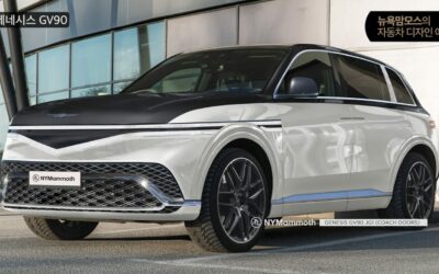 Genesis GV90 Coach Doors Model Rendering Based on Latest Spy Photos