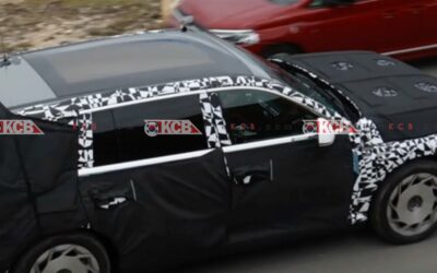 First Look Inside Genesis GV90 Prototype Spotted in the Alps