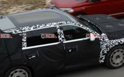 First Look Inside Genesis GV90 Prototype Spotted in the Alps