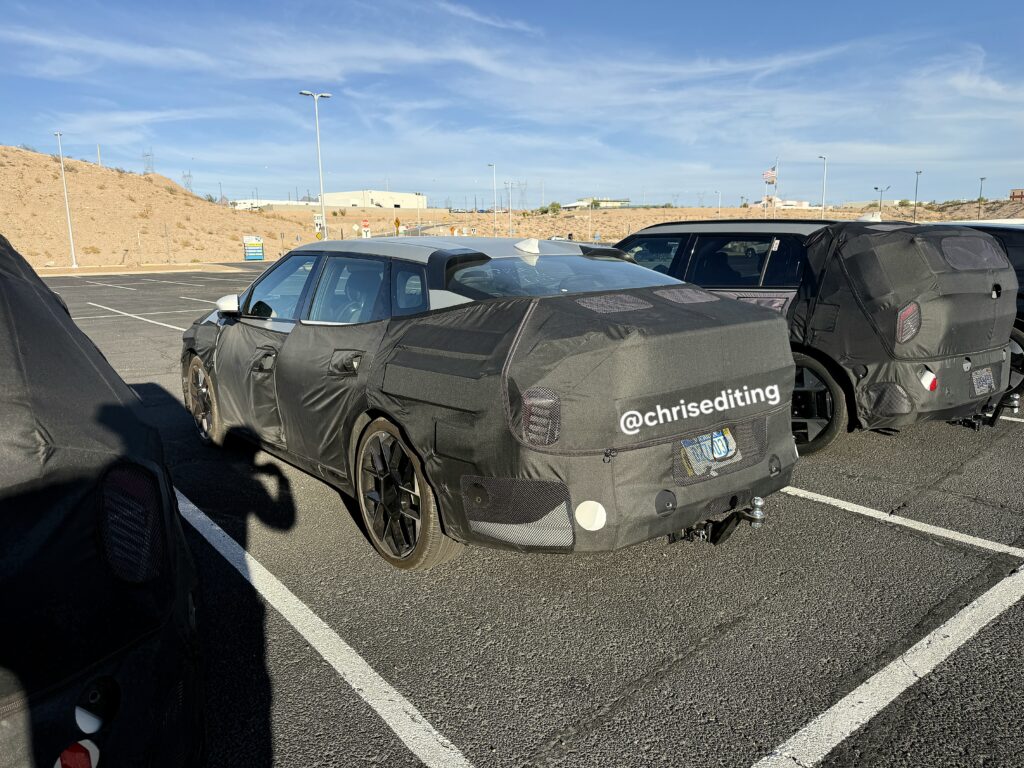 kia ev4 gt sedan spied 5