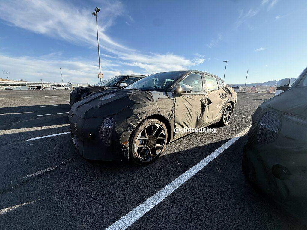 kia ev4 gt sedan spied 6
