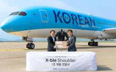 Hyundai Motor and Kia Introduce “X-ble Shoulder” Wearable Robot in Aerospace Maintenance