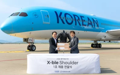 Hyundai Motor and Kia Introduce “X-ble Shoulder” Wearable Robot in Aerospace Maintenance