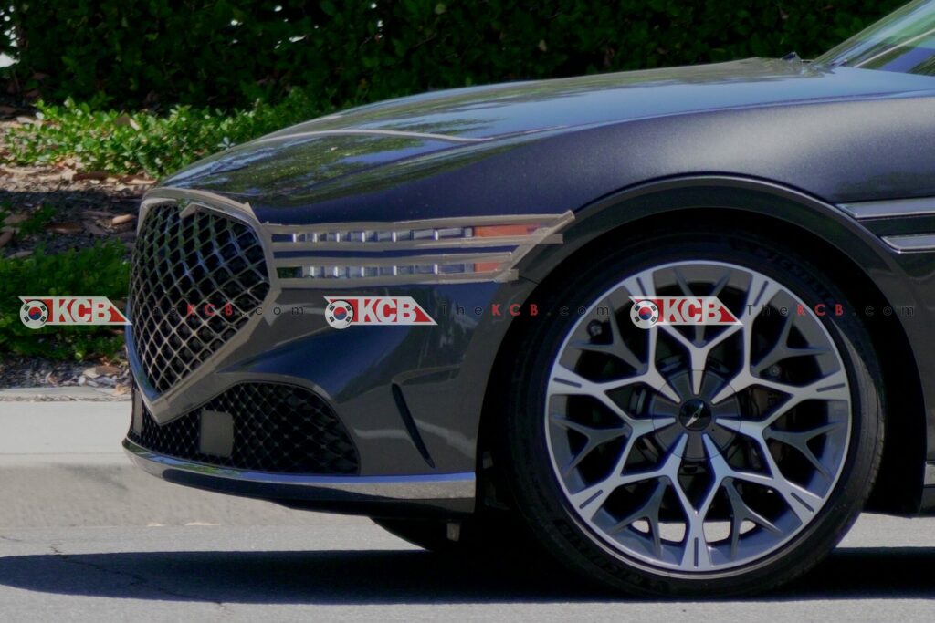 genesis g90 facelift begins testing