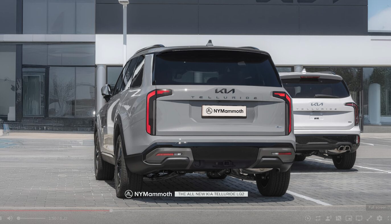 kia telluride lq2 rear rendering nymammoth