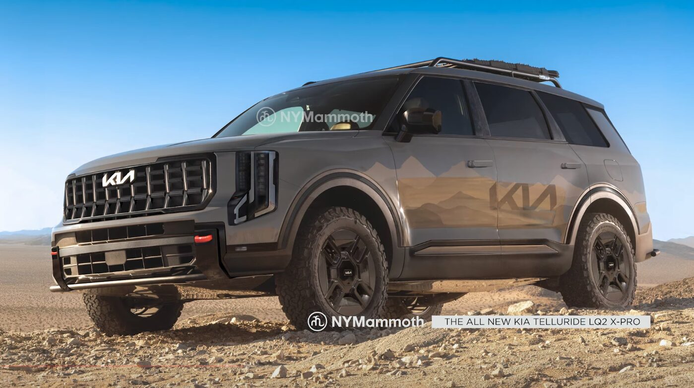 next gen kia telluride x pro rugged rendering nymammoth