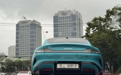 Xiaomi SU7 Max Spotted at Hyundai HQ in Seoul, Sparking Speculation