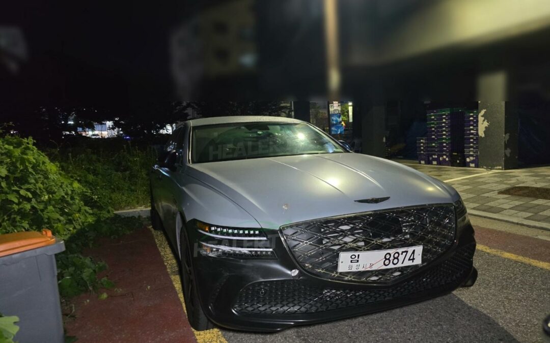 Prototype of US-Spec Genesis G80 Hybrid Spied