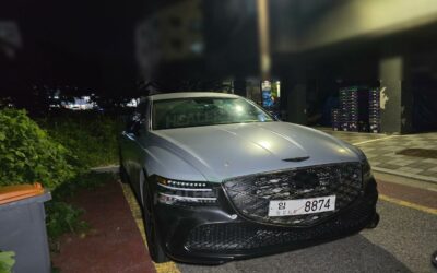 Prototype of US-Spec Genesis G80 Hybrid Spied