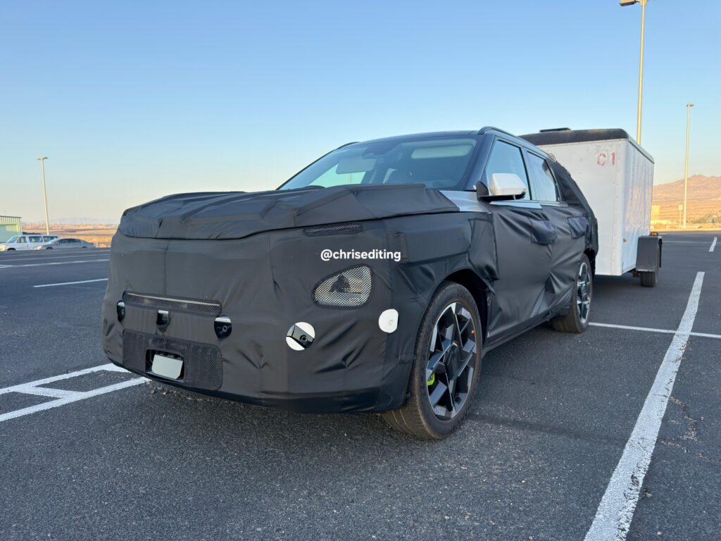 Kia ev5 gt spied testing in the us