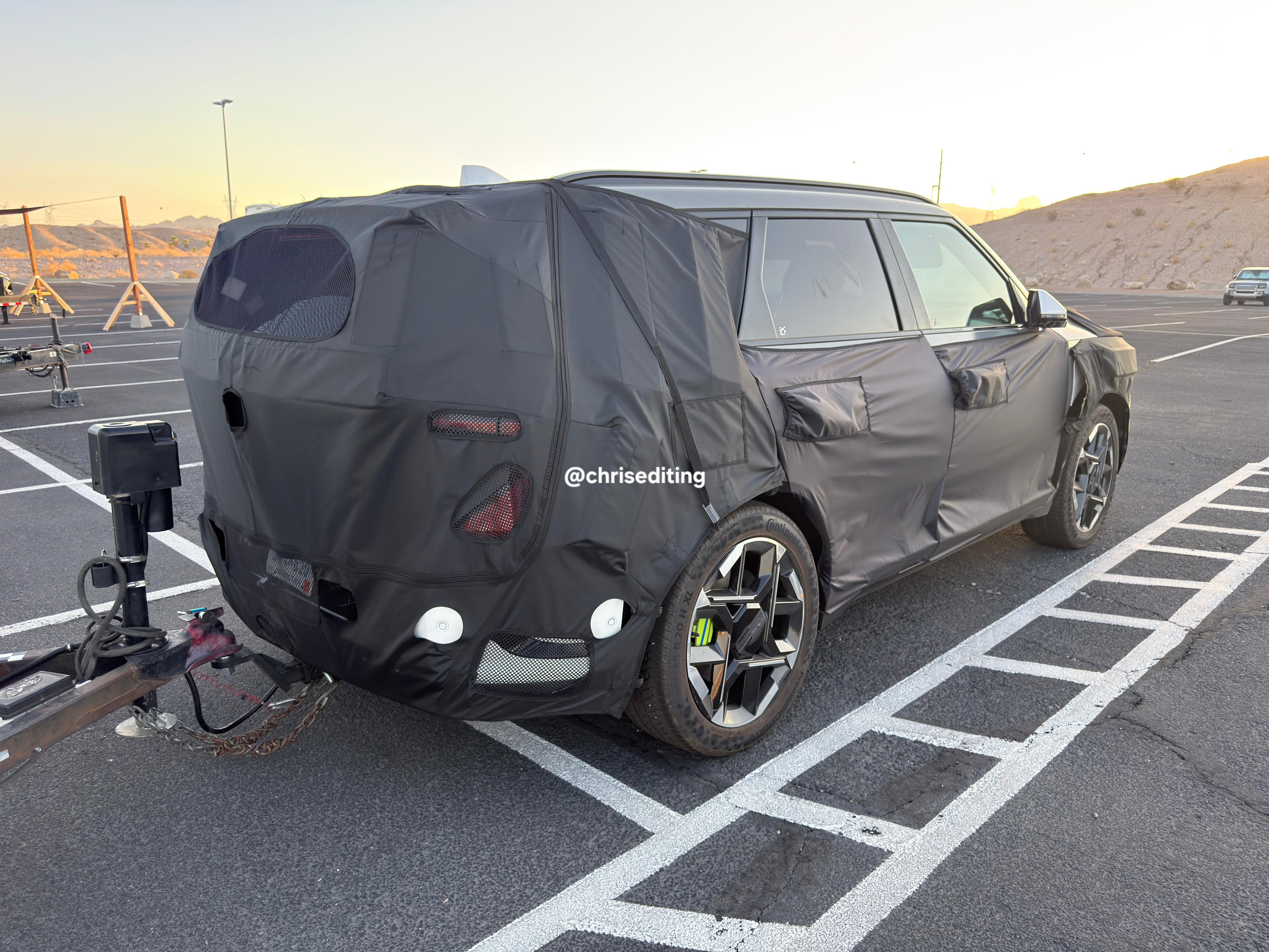 Kia ev5 gt spied testing in the us