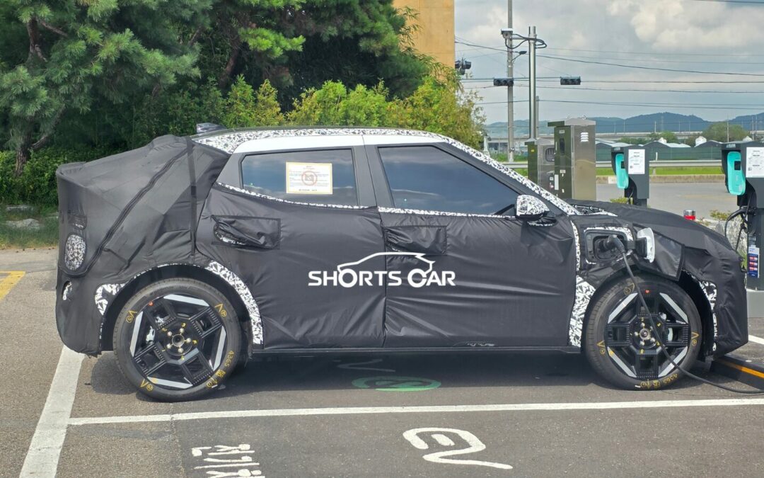 Hyundai IONIQ 3 Spied Charging with a Mysterious Adapter, is it NACS?