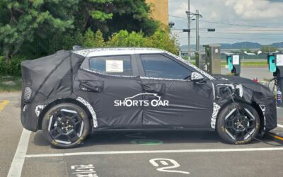 Hyundai IONIQ 3 Spied Charging with a Mysterious Adapter, is it NACS?