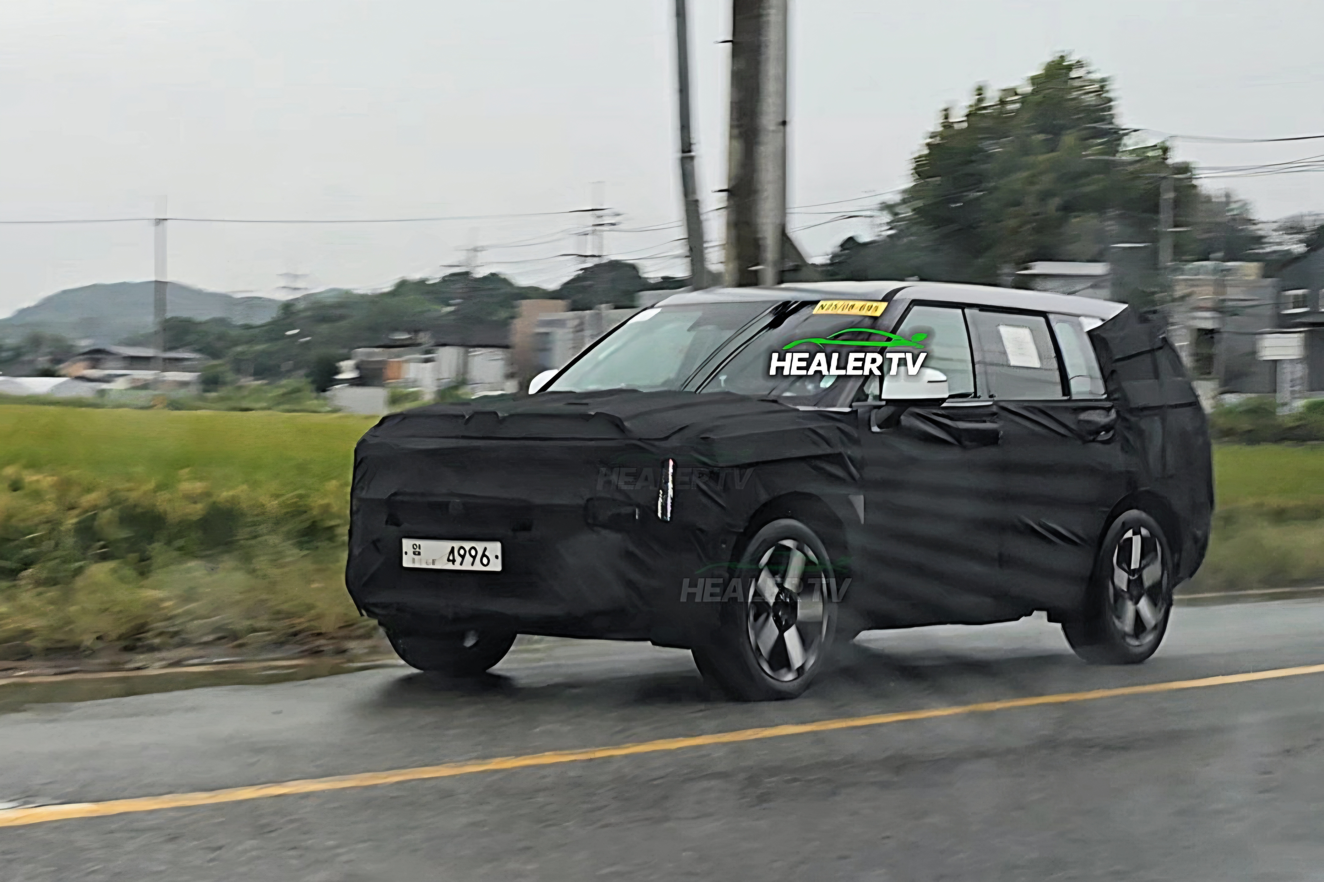hyundai santa fe facelift spied healer tv 2