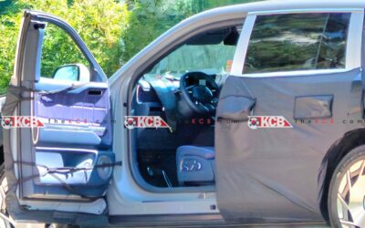 Genesis GV90 Coach Door Model Spied in California with the Door Open