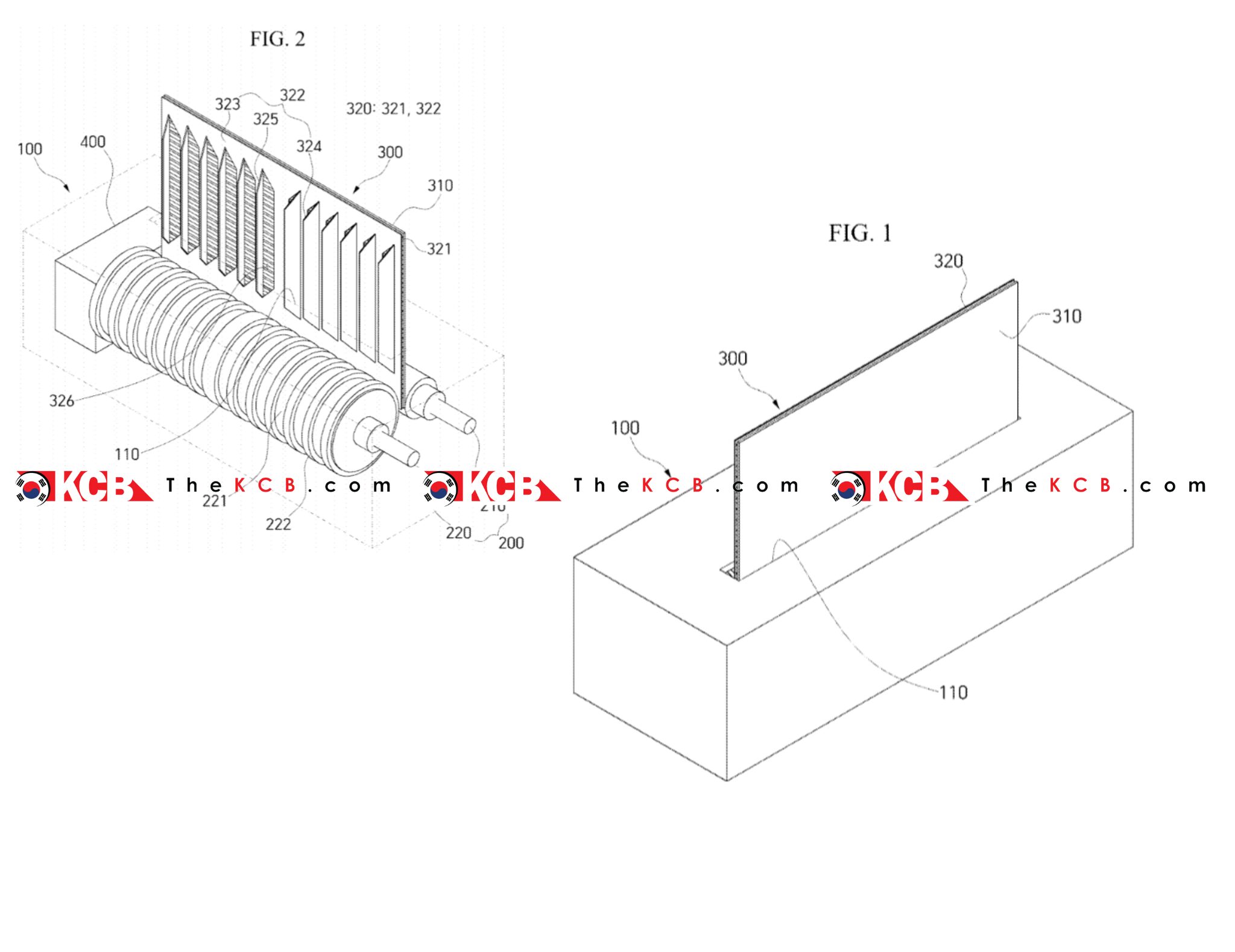 Genesis gv90 rollable oled screen patent