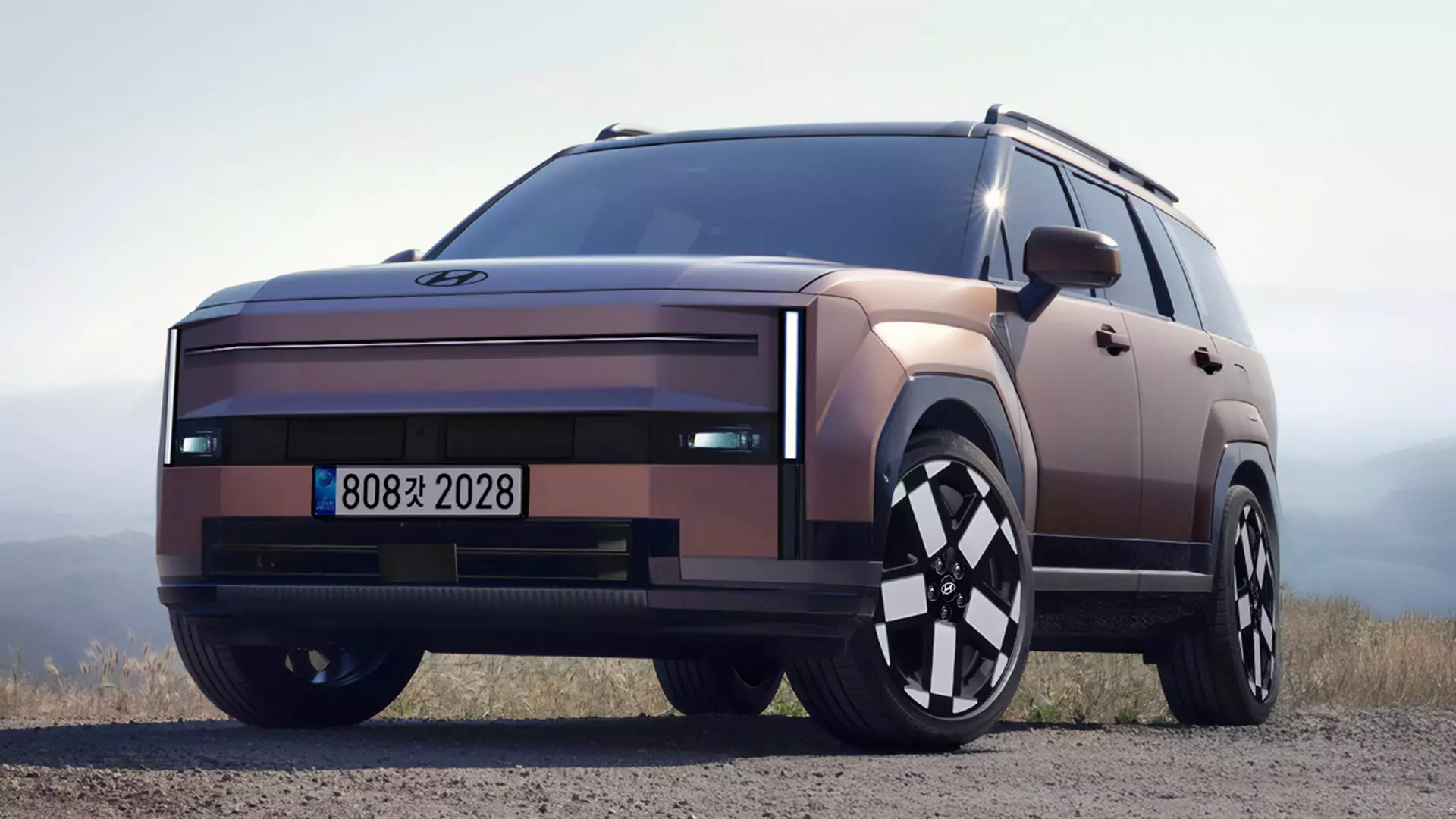 hyundai santa fe facelift rendering