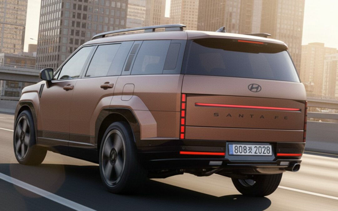 Hyundai’s 2027 Santa Fe Rendering Update