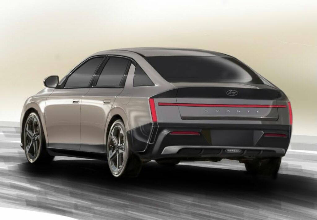 Hyundai elantra cn8 rendering sisilver