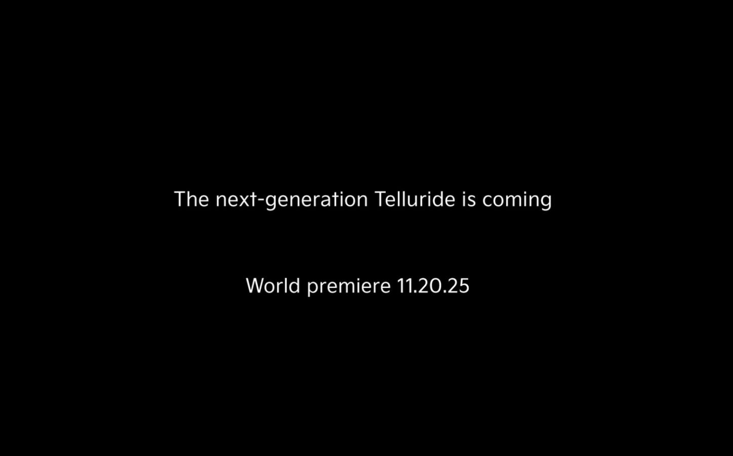 Next gen kia telluride announced 5