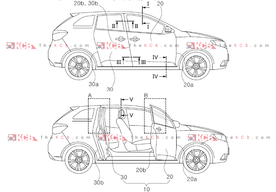 US Patent Reveals Genesis GV90 Coach Door to Feature Pillarless System and Advanced Sealing Structure