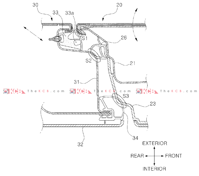 US Patent Reveals Genesis GV90 Coach Door to Feature Pillarless System and Advanced Sealing Structure
