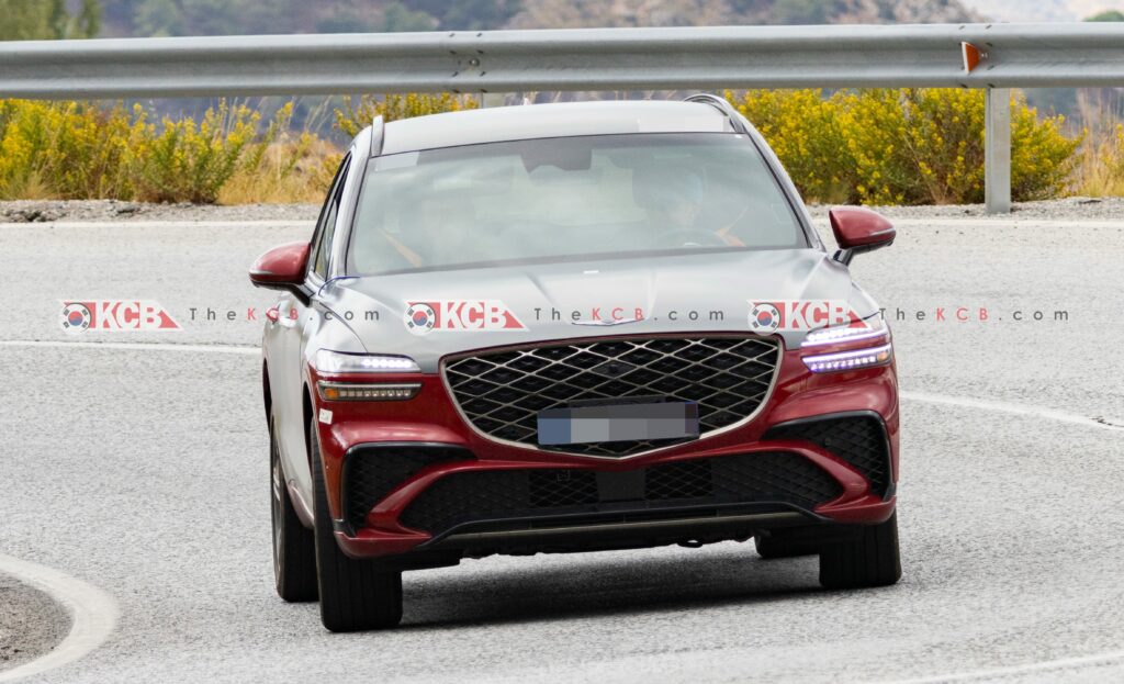 genesis gv70 hev spied