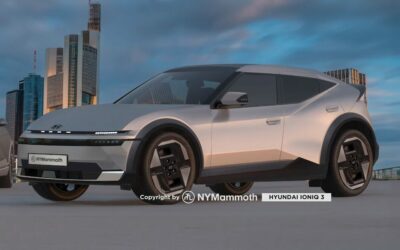 Hyundai IONIQ 3 First Rendering Revealed: Futuristic Compact EV Takes Shape