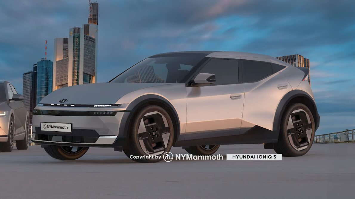 hyundai ioniq 3 rendering