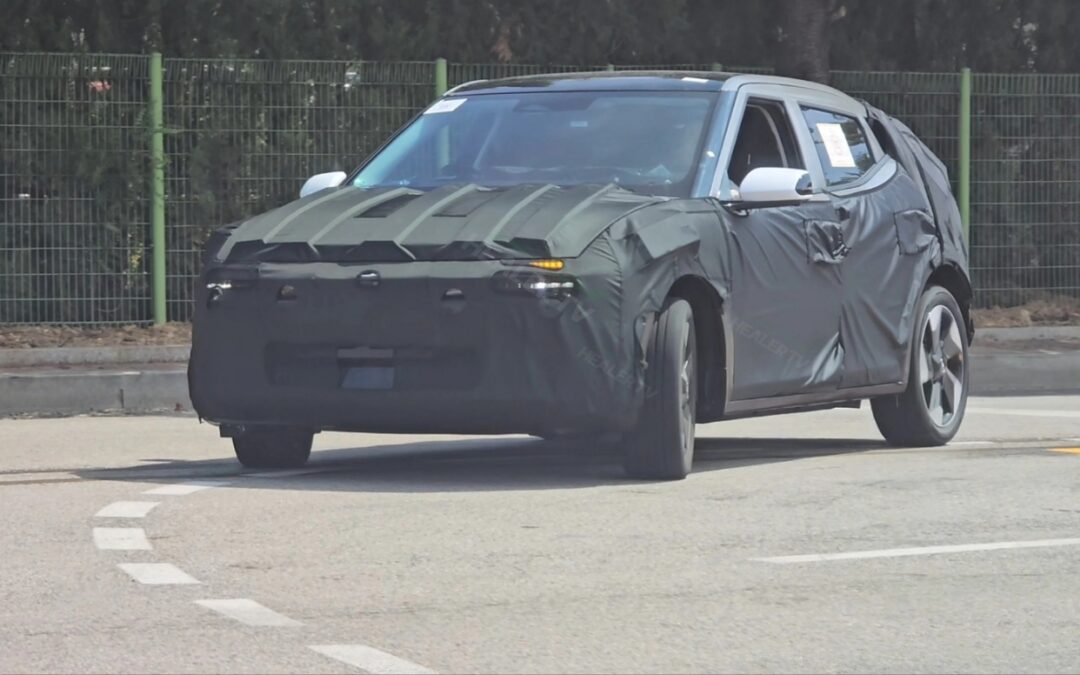 New Spy Photos Reveal Key Headlight Design of the Hyundai IONIQ 3