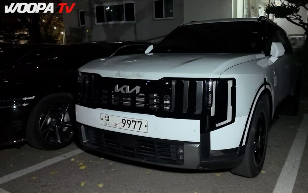 2027 KIA Telluride Spotted in the Wild in Korea Ahead November 20 Launch