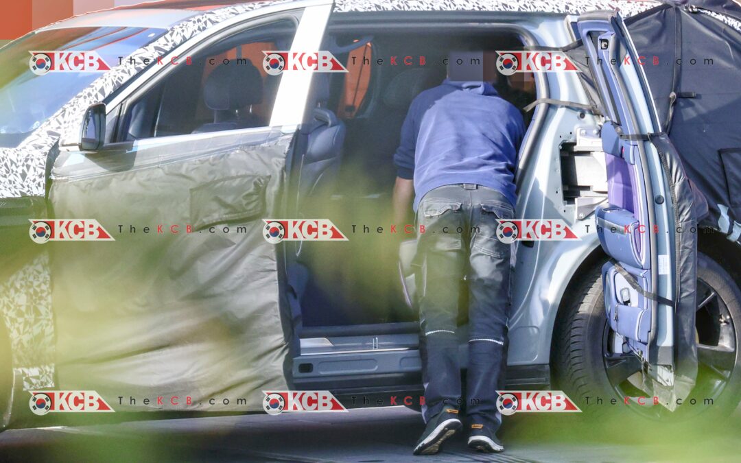 Exclusive: First Spy Photos Reveal the Pillarless Genesis GV90 Prototype in Action