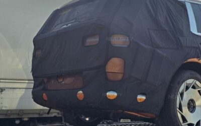 A Mysterious Sighting: Genesis GV90 Prototype in Magma Orange