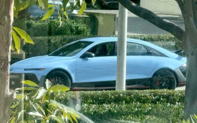 Hyundai IONIQ 6 N Spotted Undisguised in California — U.S. Debut Expected at LA Auto Show