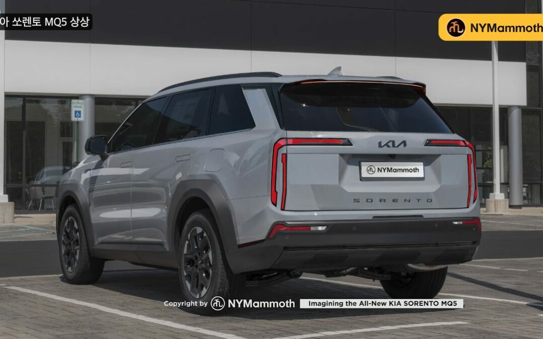 Next-Gen Kia Sorento Rendered With Bold Telluride DNA: A First Look to the Rear