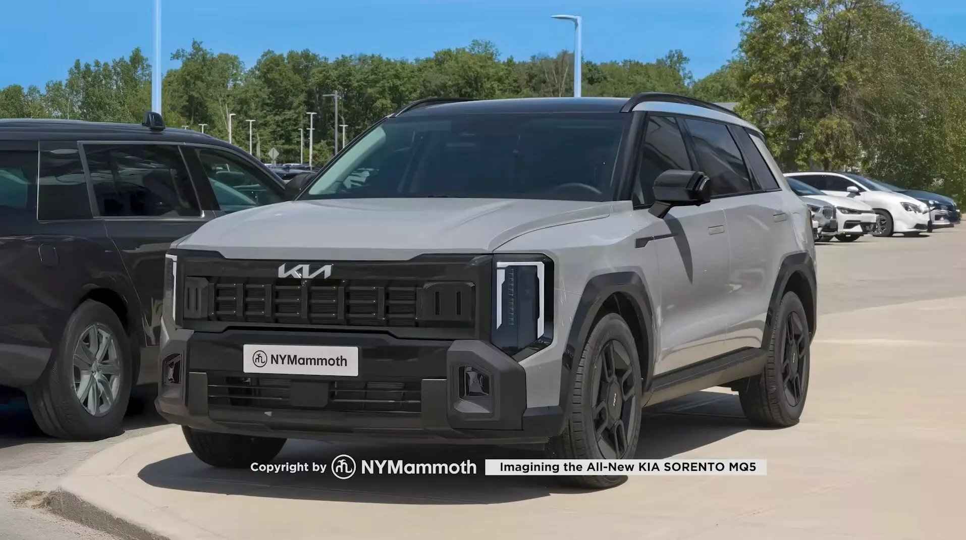 kia sorento mq5 rendering nymammoth