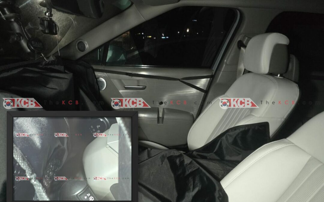 2027 Hyundai Tucson Interior Shots Shows Gear Selector Moved Up to Wiper Controls