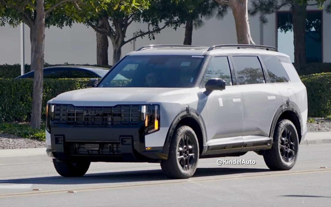 2027 Kia Telluride X-Pro Captured Testing in California After Official LA Auto Show Debut