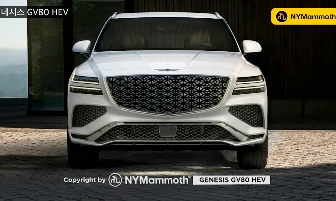 Genesis GV80 Hybrid Facelift Imagined: New Rendering Highlights Slight Exterior Changes