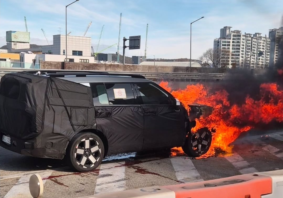 hyundai santa fe fire