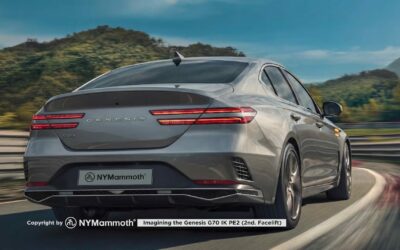 Genesis G70 Second Facelift (PE2) Rear Part Rendered