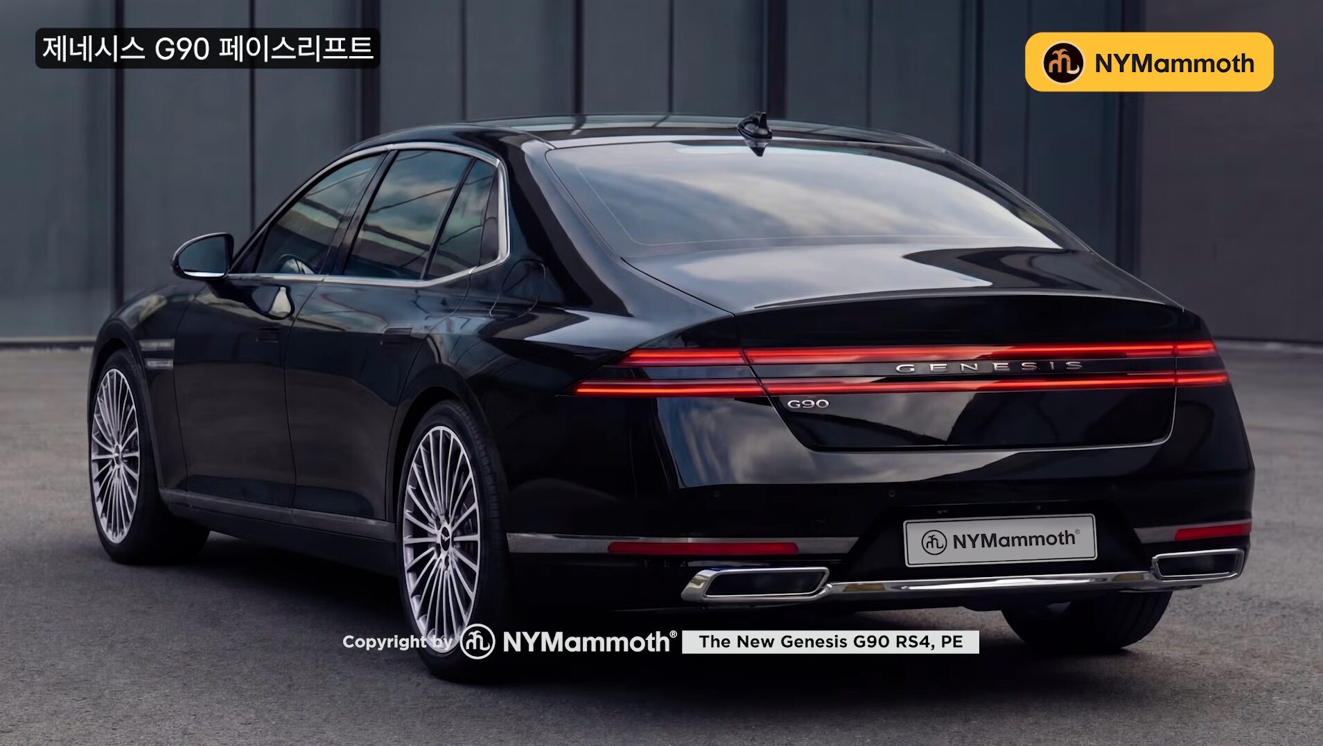 genesis g90 facelift rendering