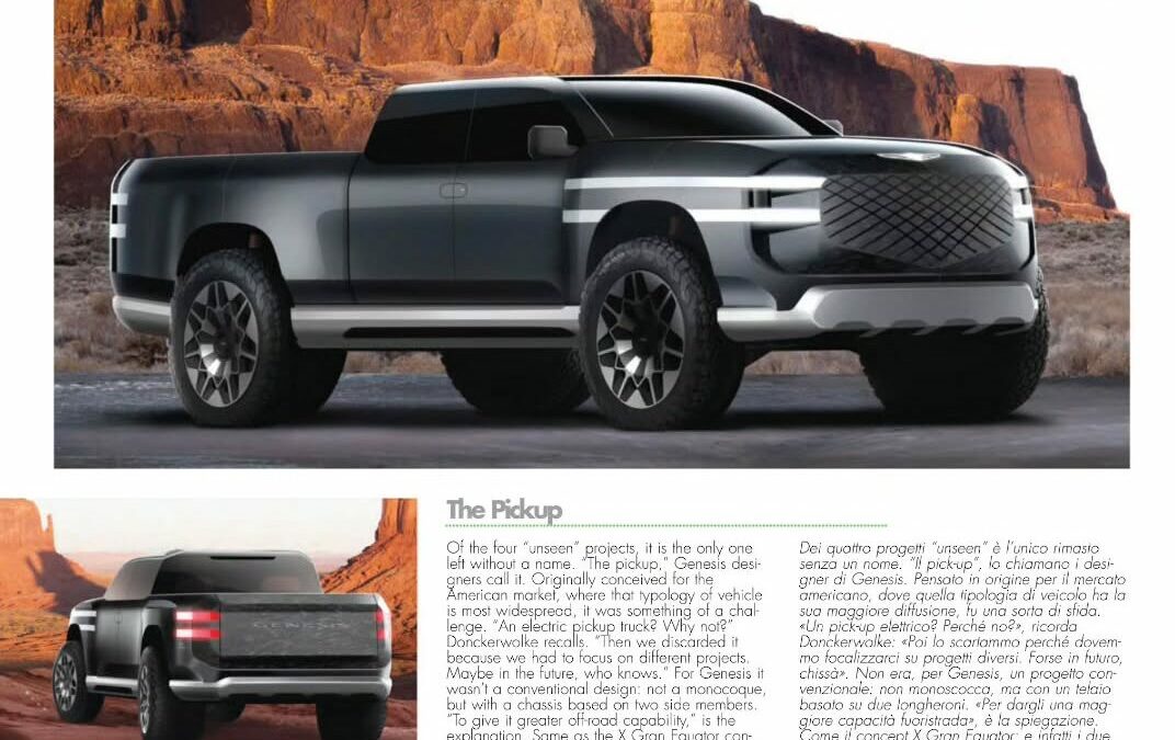 Genesis Electric Pickup Concept: Inside the Brand’s Unnamed Electric Truck Design Study