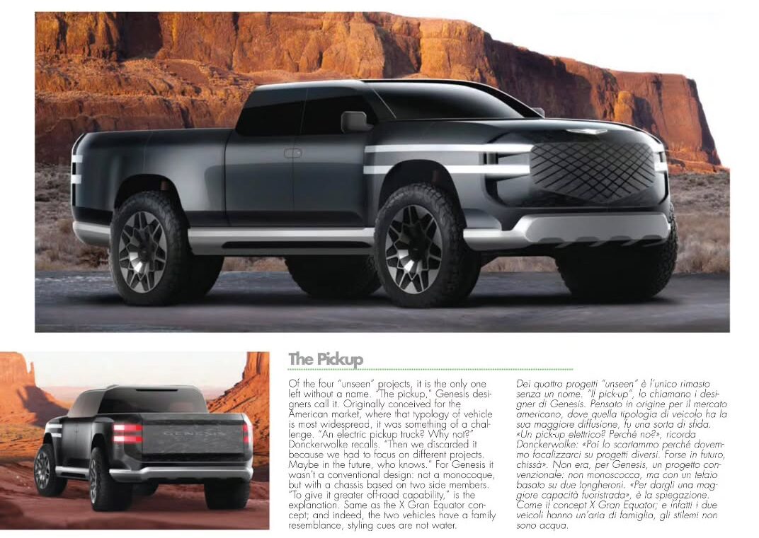 Genesis electric pickup