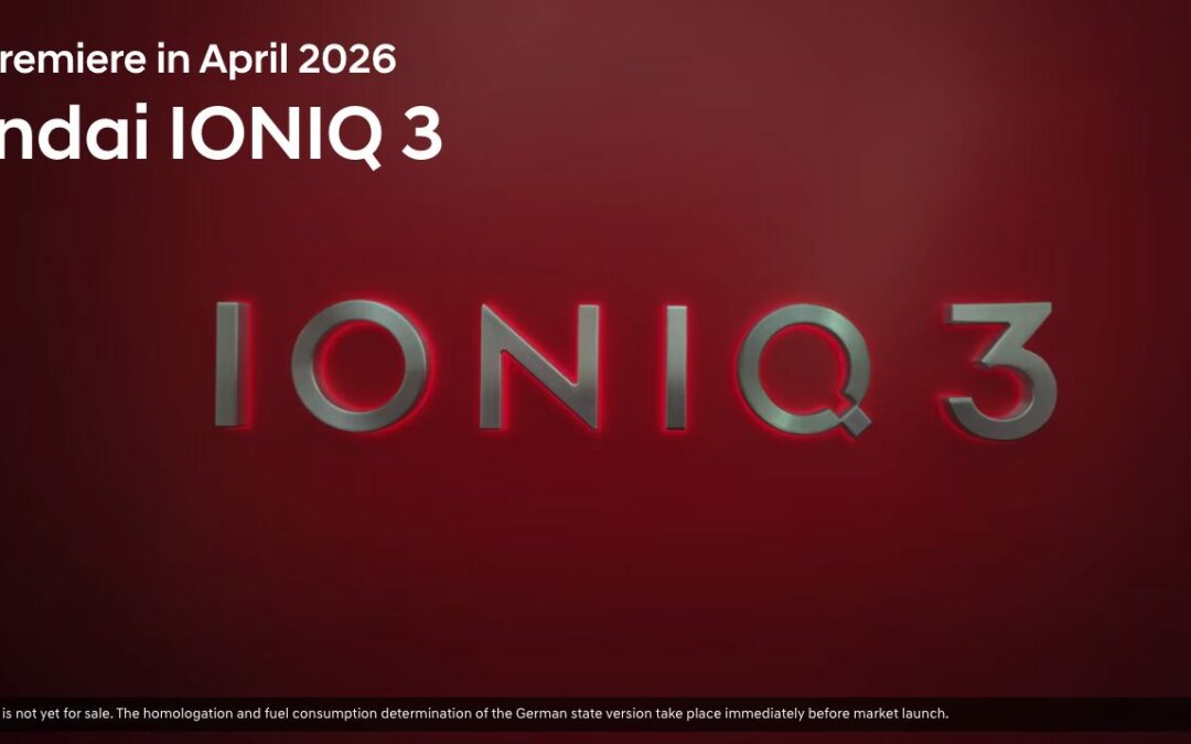Hyundai Confirms IONIQ 3 World Premiere Scheduled for April 2026