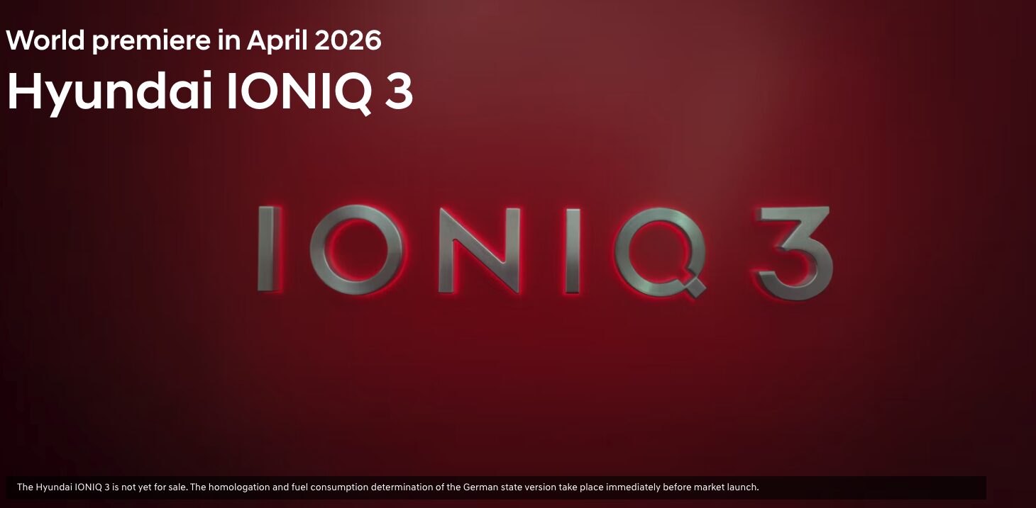 hyundai ioniq 3 world premiere april 2026