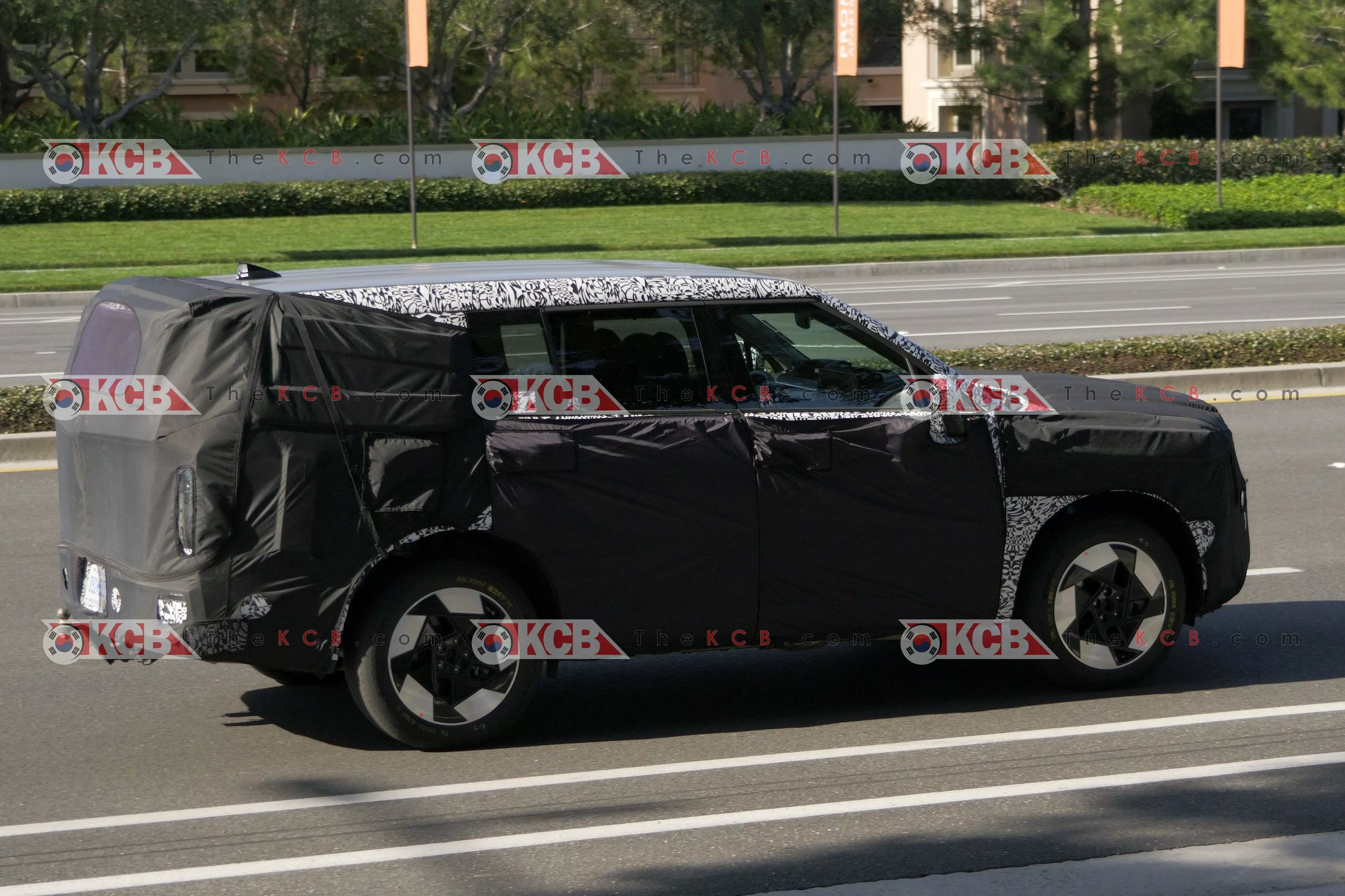 Interior del Hyundai Santa Fe expuesto en California 2