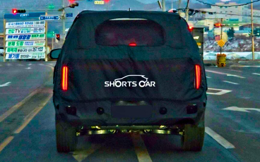 Hyundai Santa Fe Facelift Taillights Exposed in Latest Spy Photos